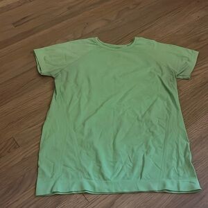 Green athleta shirt kids